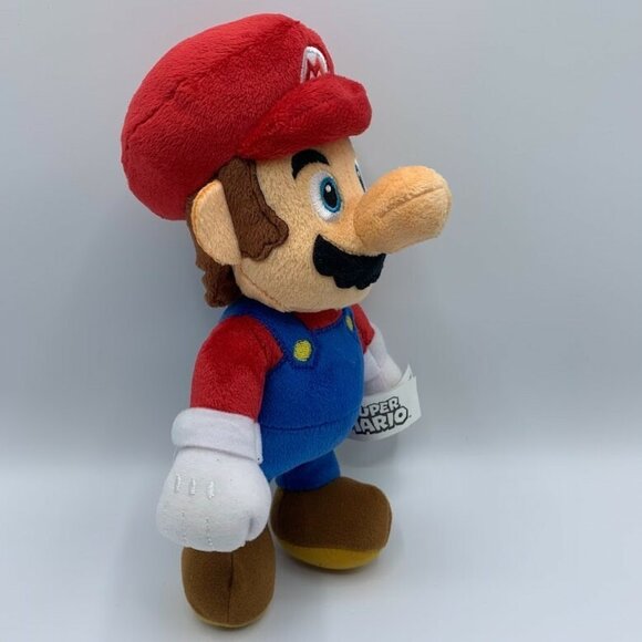 SUPER MARIO Mario Plush Stuffed Toy Figure 10" - Picture 5 of 6